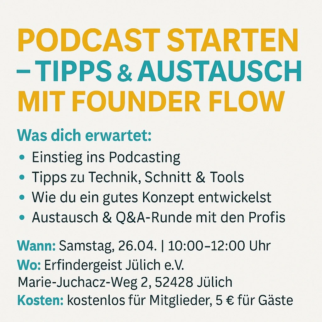 Instagram Werbebild mit Inhalt des Workshops